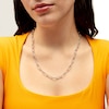 Thumbnail Image 1 of 6.0mm Paper Clip Chain Necklace in Solid Sterling Silver - 20”