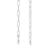 Thumbnail Image 2 of 6.0mm Paper Clip Chain Necklace in Solid Sterling Silver - 20”