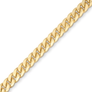 8.25mm Solid Miami Cuban Chain Bracelet in 10K Gold - 8.5”