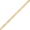Thumbnail Image 1 of 3.7mm Solid Figaro Chain Bracelet in 14K Gold - 7.5”