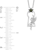 Thumbnail Image 5 of Enchanted Disney Tinker Bell Green Tourmaline and Diamond Lock Pendant and Key Bolo Bracelet Set in Sterling Silver