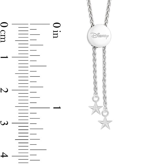Enchanted Disney Tinker Bell Green Tourmaline and Diamond Lock Pendant and Key Bolo Bracelet Set in Sterling Silver