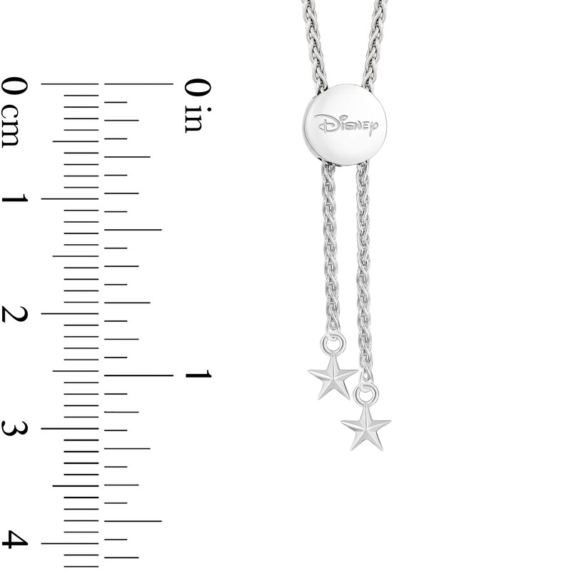 Main Image 8 of Enchanted Disney Tinker Bell Green Tourmaline and Diamond Lock Pendant and Key Bolo Bracelet Set in Sterling Silver