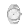 Thumbnail Image 2 of Ladies’ Fossil Ring Watch with Silver-Tone Sunray Dial (Model: ES5245)