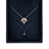 Thumbnail Image 7 of Enchanted Disney Amethyst and Diamond Seashell and Trident Two Piece Pendant Set in Sterling Silver and 10K Rose Gold