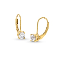 1/2 CT. T.W. Diamond Solitaire Drop Earrings in 14K Gold