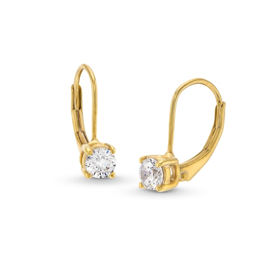 1/2 CT. T.w. Diamond Solitaire Drop Earrings in 14K Gold