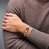Thumbnail Image 2 of Men’s 1/6 CT. T.W. Diamond 12.0mm Bracelet in Stainless Steel with Yellow Ion Plate - 8.5”