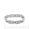 Thumbnail Image 3 of Men’s 1/2 CT. T.W. Black Diamond 12.5mm Bracelet in Stainless Steel with Black Ion Plate- 8.5”