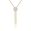 Thumbnail Image 1 of 1/4 CT. T.W. Multi-Diamond Lariat Necklace in 10K Gold - 17"