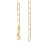 Thumbnail Image 3 of 1/10 CT. T.W. Diamond Border "MAMA" Heart Necklace in Sterling Silver with 14K Gold Plate