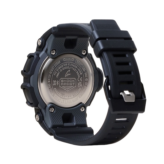 Menâs Casio G-Shock Move Black Resin Step Tracker Sport Watch with Blue Dial (Model: Gba900Cb-1A)