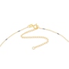 Thumbnail Image 3 of 0.95mm Diamond-Cut Saturn Chain Necklace in Solid 14K Two-Tone Gold - 16”