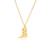 Thumbnail Image 1 of Cowboy Boot Pendant in 14K Gold