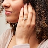 Thumbnail Image 2 of 3/4 CT. T.W. Marquise and Round Diamond Frame Past Present Future® Vintage-Style Engagement Ring in 14K Gold