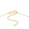 Thumbnail Image 3 of Turquoise Enamel Heart Necklace in 14K Gold