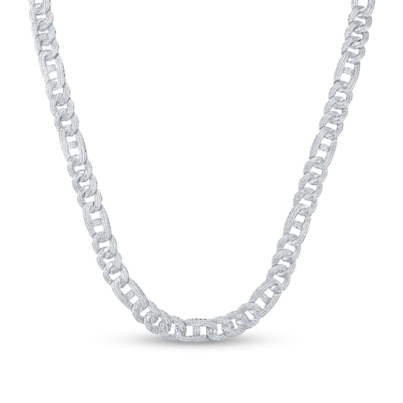 8 CT. T.w. Diamond Figarucci Chain Necklace in 10K White Gold - 22"