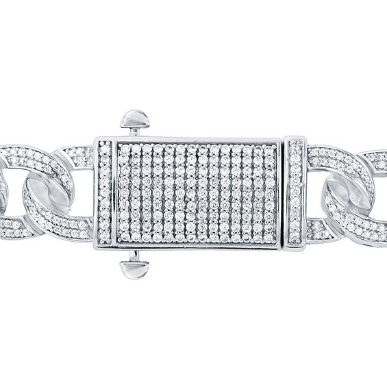 8 CT. T.w. Diamond Figarucci Chain Necklace in 10K White Gold - 22"