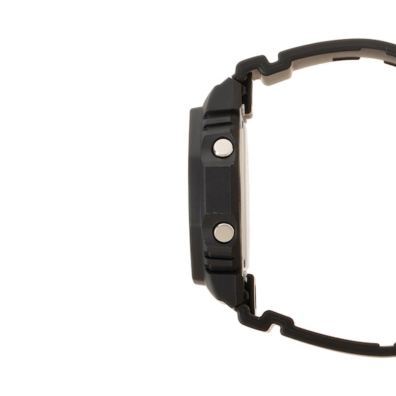 Ladiesâ Casio G-Shock Black Resin Analog Digital Watch with Silver- to Gold-Tone Dial (Model: Gmap2100Sg1A)