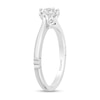 Thumbnail Image 2 of Enchanted Disney Majestic Princess 1/2 CT. Diamond Solitaire Engagement Ring in 14K White Gold (I/I1)