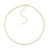 Thumbnail Image 1 of 2.15mm Oval Rolo Chain Necklace in Hollow 14K Gold - 16”