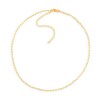 Thumbnail Image 1 of 1.95mm Diamond-Cut Forzatina Cable Chain Necklace in Solid 14K Gold - 16”