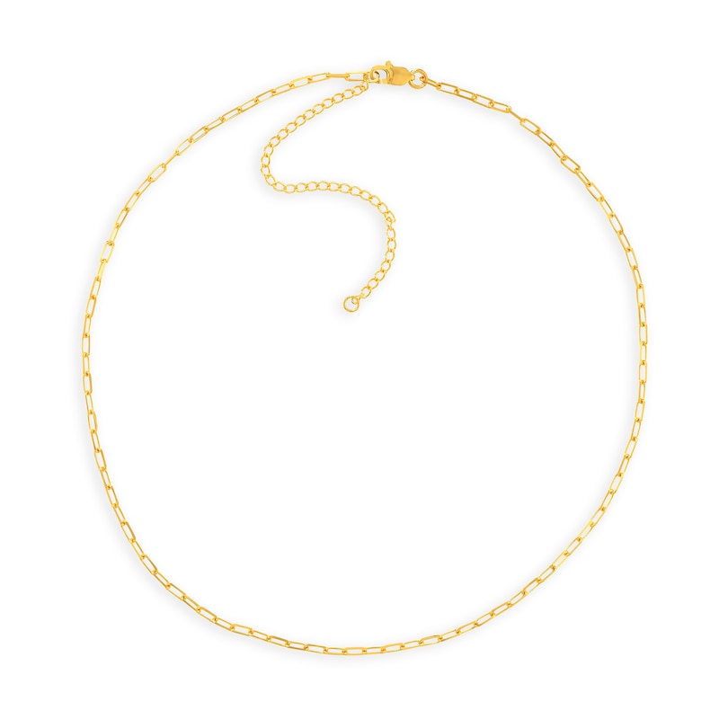 Main Image 1 of 1.95mm Diamond-Cut Forzatina Cable Chain Necklace in Solid 14K Gold - 16”