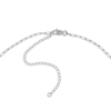 Thumbnail Image 3 of 1.95mm Diamond-Cut Forzatina Cable Chain Necklace in Solid 14K White Gold - 16”
