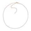 Thumbnail Image 1 of 1.95mm Diamond-Cut Forzatina Cable Chain Necklace in Solid 14K Rose Gold - 16”