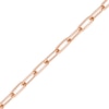 Thumbnail Image 2 of 1.95mm Diamond-Cut Forzatina Cable Chain Necklace in Solid 14K Rose Gold - 16”
