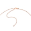 Thumbnail Image 3 of 1.95mm Diamond-Cut Forzatina Cable Chain Necklace in Solid 14K Rose Gold - 16”