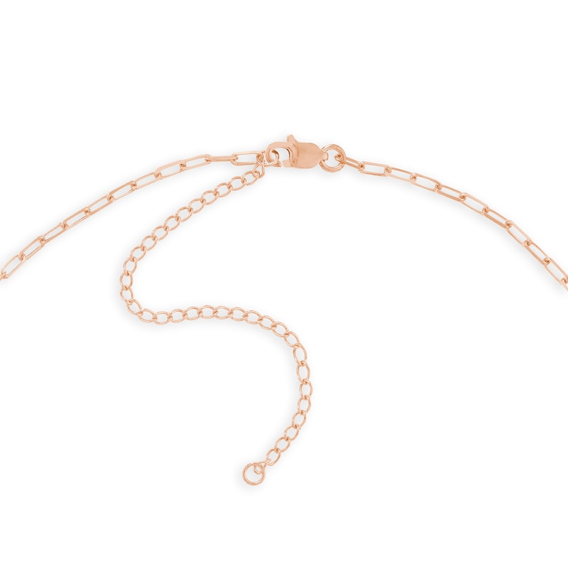 Main Image 3 of 1.95mm Diamond-Cut Forzatina Cable Chain Necklace in Solid 14K Rose Gold - 16”