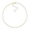 Thumbnail Image 1 of 1.5mm Barrel Bead Chain Necklace in Solid 14K Gold - 16”