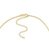 Thumbnail Image 3 of 1.5mm Barrel Bead Chain Necklace in Solid 14K Gold - 16”