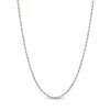 Thumbnail Image 1 of 1.8mm Glitter Rope Chain Necklace in Solid 14K White Gold - 18"