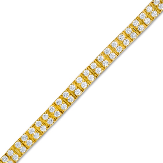 7 CT. T.w. Certified Lab-Grown Diamond Double Row Tennis Bracelet in 10K Gold (F/Si2) - 8.5"