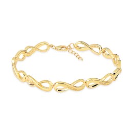 Engravable Infinity Link Bracelet (1-7 Lines) - 8"