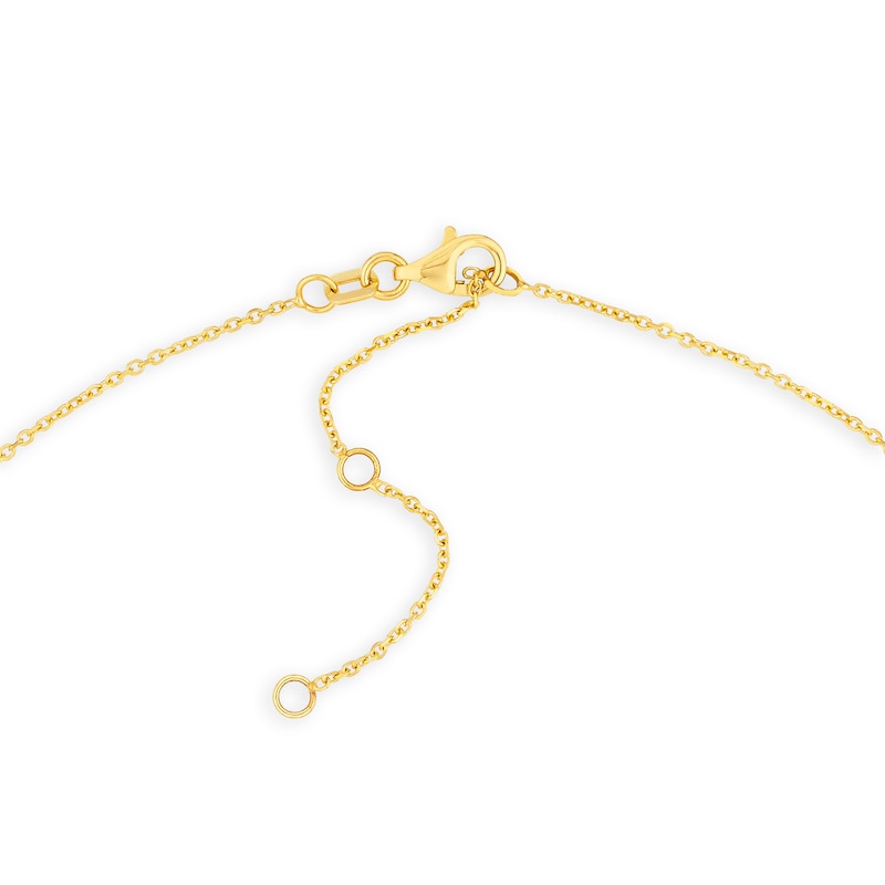Main Image 3 of Diamond-Cut Butterfly Necklace in 14K Gold