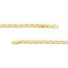 Thumbnail Image 2 of 3.75mm Rolo Chain Anklet in Hollow 14K Gold  - 10”