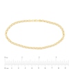 Thumbnail Image 3 of 3.75mm Rolo Chain Anklet in Hollow 14K Gold  - 10”