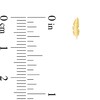 Thumbnail Image 3 of Feather Stud Earrings in 14K Gold