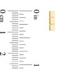 Thumbnail Image 2 of Block Trio Stud Earrings in 14K Gold