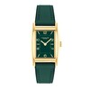 Thumbnail Image 1 of Ladies’ Coach Reese Gold-Tone IP Green Leather Strap Watch with Rectangular Green Dial (Model: 14504354)
