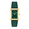 Thumbnail Image 0 of Ladies’ Coach Reese Gold-Tone IP Green Leather Strap Watch with Rectangular Green Dial (Model: 14504354)