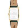 Thumbnail Image 3 of Ladies’ Coach Reese Gold-Tone IP Green Leather Strap Watch with Rectangular Green Dial (Model: 14504354)
