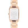 Thumbnail Image 2 of Ladies' Coach Reese Crystal Accent Rose-Tone IP Watch with Rectangular White Dial (Model: 14504317)