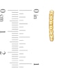 Thumbnail Image 2 of 14.0mm Beaded Huggie Hoop Earrings in 14K Gold
