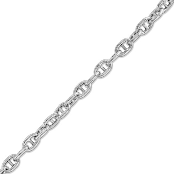 6.0mm Mariner Chain Toggle Bracelet in Hollow Sterling Silver - 7.5"