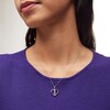 Thumbnail Image 2 of 1/8 CT. T.W. Diamond Infinity Heart Pendant in Sterling Silver
