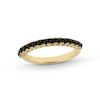 Thumbnail Image 1 of Black Onyx Band in Sterling Silver with 18K Gold Plate